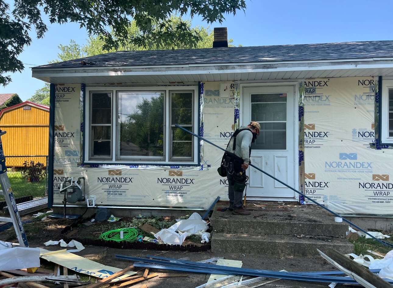 Installing Siding Installation Roman's Roofing