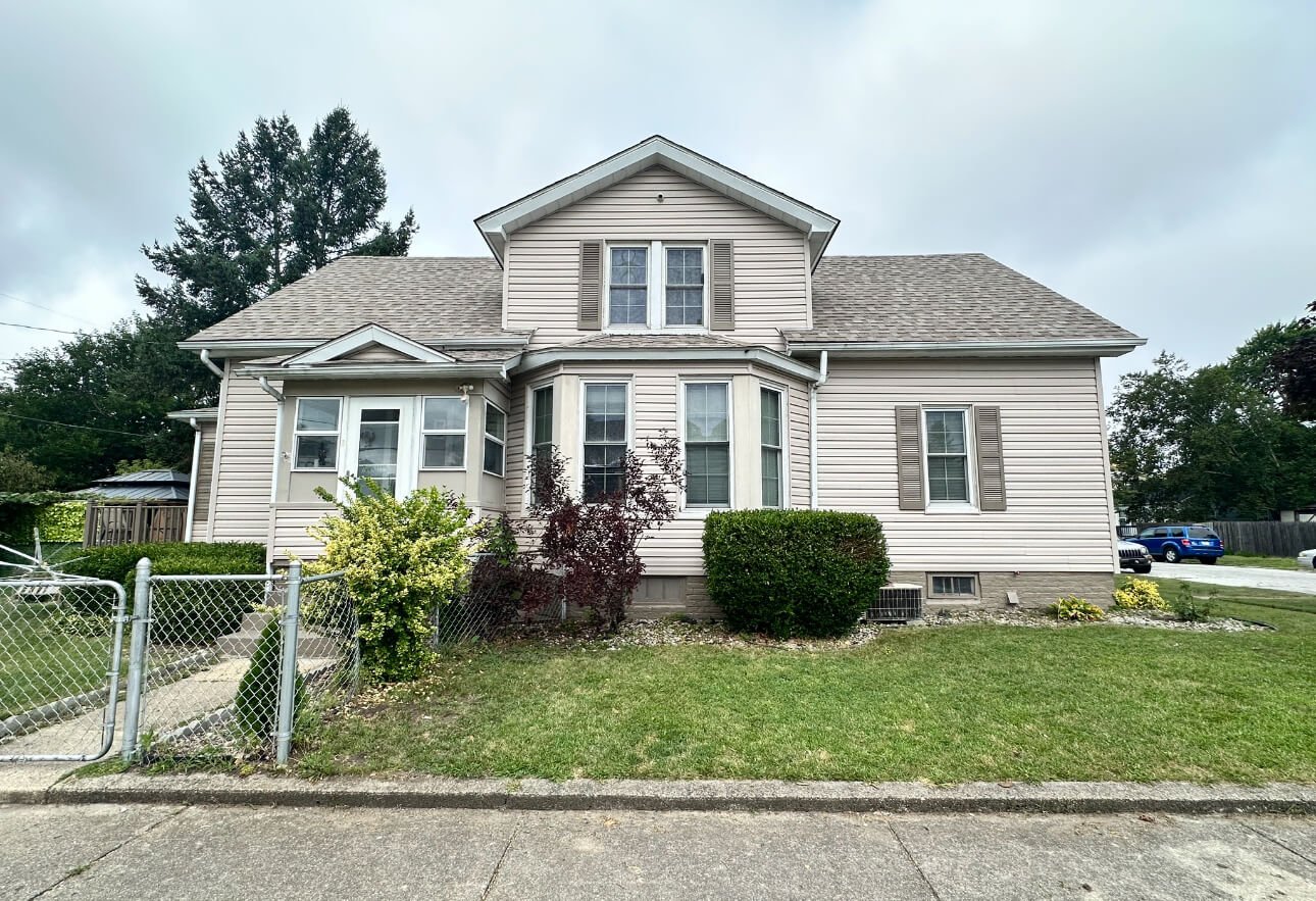 White, Grey Siding Installation